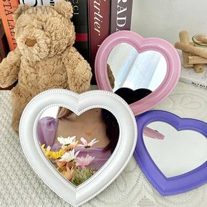 Jvnt kompakt aynalar kalp şeklindeki ayna güzellik dekoratif kız kalp öğrenci yurt ev dekorasyon oturma odası duvar d240510