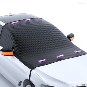 Tents And Shelters Magnetic Car Front Windscreen Cover Anti Frog Windshield Snow Sun Shade Waterproof Protector Exterior Accessories