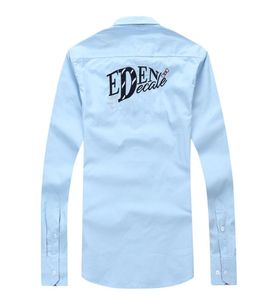 2021 NEW HOMME EDEN POLO Full Sleeve Shirt 고품질 멋진 디자인 비즈니스 캐주얼 스타일면 크기 M에서 3XL Chemise Men5933748