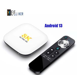 テレビボックス8K H96 MAX M2無料テストAndroid 13 Magnum 4GB 32GB RK3528 2.4/5G Wifi 6 1000M/LAN BT 5.0 Android TV Box Set Top Box Crystal