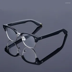 Sonnenbrillen Frames Tinif Vintage Trend dickes Acetat -Rechteck für Männer Frauen Brillen Rahmen Shades Hochwertige Markendesign Sonnenbrille Brille