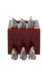 2022 Super Bowl Set ship Rings 6 Pieces Exquisite Wooden Box Steel Moulds4364189