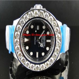 Hochwertige Uhr 126660 126600 Sea Bewohner Deep Diamond Lünette 2813 Automatisches Meeresschwarz -Zifferungsdatum Herren Uhren Armbanduhren 301V