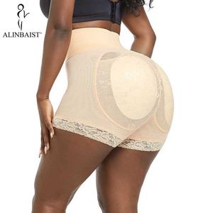 Shaper de barriga de cintura feminino em forma de renda abdominal Controle de roupas íntimas de roupa de baixo contínua nas nádegas falsas da máquina Máquinas de ampulheta reforço de bota Q240509