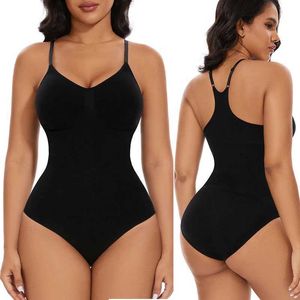 Waist Tummy Shaper Womens abdominal control shaping tight fitting clothing without shoulder straps hip lifting vest weight l Q240509