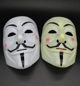 Parti Maskeleri V Vendetta Maskeleri Anonim Guy Fawkes Süslü Elbise Yetişkin Kostüm Aksesuar Parti Cadılar Bayramı Partisi için Cosplay Maskeleri7438268