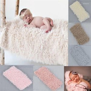 Blankets Born Pography Props Blanket Faux Fur Pograph Prop Po Backdrop Accessories