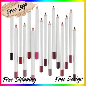 Privatetikett 25Colors 3in1 Lip Liner Waterproof Matt Velvet Långvarig läppfoder Pencil Kosmetisk Maquillaje Bulk Makeup 240506