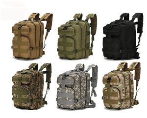 Zaino mimetico militare all'aperto Nylon 30l Waterproof Tactical Backpack Sports Camping da campeggio da pesca e caccia Bag5075618