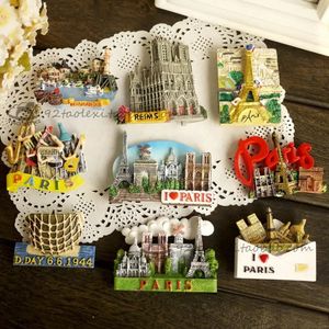 France Paris Normandy Selvia Orleans Nancy Nice Fridge Magnet Travel Souvenir Refrigerator Magnetic Sticker Famous City 240429