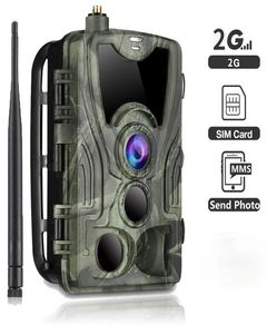 Охотничьи камеры Suntekcam 2G 20MP 1080p MMSPSMS HC801M 2G Hunting Trail Camera Camera Wildlife PO ловушки 03S Trigger Hunter Camera 2211047666666