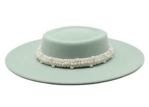 Женская французская элегантная осенняя зимняя шляпа Дерби Топ 85 см шириной края