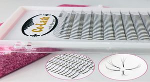 12line Curl Premade Fans Lashes Pre Made Short Stem Eyelash Handmade 5D Short Stem Premade Fans Eyelashes Eye Beauty Tool new GGA29404380