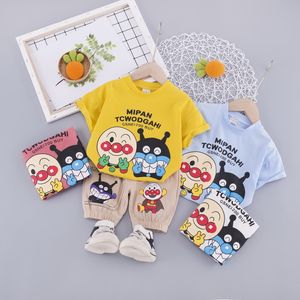 Set di magliette da cartone animato di Designer Babies Sesti per ragazzi Summer Boys Girls Shirt a maniche corte in cotone traspirante set di magliette per bambini Sdlx Luck