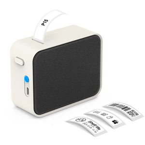 Etichetta portatile Stampante P15 Mini Stampante Inchiostro Inkless Adesivo Stampante Terma Bluetooth Wireless Labeller o P15 Rotolo di carta 240430