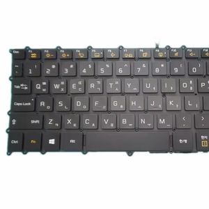 Teclado para LG 13ZD980-T LG13Z98 13Z980-GA56J GA5CJ GR55J GR56J MR33J 14Z980-A 14Z980-G 14Z980-GA55J COREAN KR BRANCO LARGA LARGA