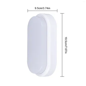 Lâmpada de parede moderna oval oval LED LED LUZ