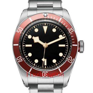 Moda Mens L Movimento Automático Mecânica Mecânica Redes de pulso Vermelho Rotor Black Dial Rotor Montres Solid Genve Genve Watches Man Watch 257Y