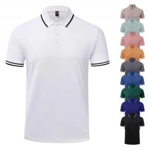 Мужская модная футболка для мужчин Polos Mens Poloshird Высококачественная повседневная вырезовая линия Camisetas para hombres Q240509