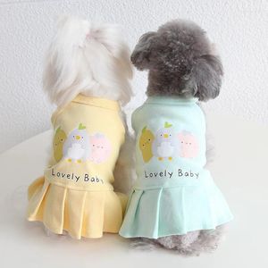Köpek giyim bahar ve yaz elbiseler süt sevimli küçük bebek köpekler etek evcil hayvan kıyafetleri kedi ürünler için