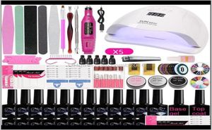 Светодиодная лампа A2 для ногтей для Manicure Set Seak с гелевого лака для лака для ногтей для Art Electric Dril Tool Gyltq 4ftdx7425687