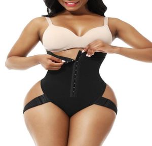 Women039S Shapers Corset Treare Taist Trener Trener High Mouse Control Metties Bulifter Shaper Thong z 2 bocznymi paskami bielizny Faj6303840