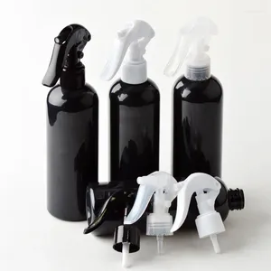 Lagerflaschen 200pcs/Los 300 ml schwarze Plastiksprayflasche mit Auslöser