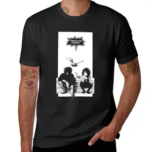 Tampas de tanques masculinas alimentando os pombos (brancos) Camiseta pretos Customs projetar sua própria camiseta de roupas estéticas