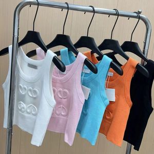 Good Quality Fashion Designer Emboss Pattern Style T-Shirt Tanks Tops Designer Summer Vest Luxury Singlet Sports Fitness Vest Clothing