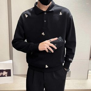 Men's Polos Embroidered Male Clothes Oversized Polo T-shirt Designer Normal Tops Regular Fit Cotton Luxury Sweatshirts 2024 T Shirts For Men