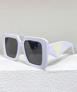 Novo estilo masculino ou feminino Óculos de sol SPR 23ys moda clássica quadrada branca quadro de designer de designers de soldados férias de praia GL7525635