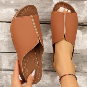 Scarpe casual di punta aperta sandali per cunei da donna sandali bianchi estatefashion brea di bramablecomforbalsandals woman hocklefemale calzature