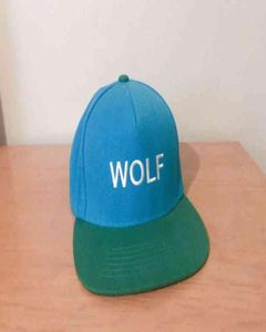 Wolf Hat Hat Golfwang Skateboard Baseball Dome Baseball Brim Brim Hat Personalidade de tendência Cap Casua5941077