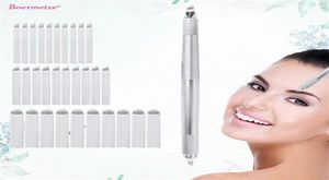 Kit microblading per sopracciglia MANUALE TATTOO PENA TRE TRA TESTA 30PC AGGI PERMATTURA PERDITÀ PROPRIETÀ ATTREZZATURA MACCHINE MACCHINE 211224262E8344418