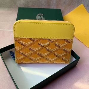 Best Selling Wallet New 85% Factory Promotion New Zipper Short Wallet Unisex Real Leather Card Bag Zero Casual Print Bag