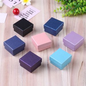 Exibir 10pcs Small Travel Jewelry Box Storage Organizador de embalagem Caso de embalagem portátil Mama Brincho de colar de jóias de jóias Organizador de jóias