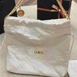 10A Fashion Designer Oil Handbag The Wax Bag Tote Backpack Silver Sequin Oil Chain Bag Backpack Sequin Diamond One Backpack Designer Wa Oaxi
