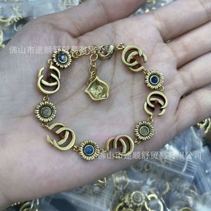 Bracciale designer Lettera doppia g turchese braccialetto da donna braccialetto che produce vecchia tigre con fibbia per fibbia donne bracciale