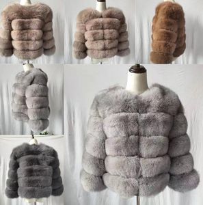 2020 Fashion Coat Short Real Fur Coat Women Coat Natural Furt Coate inverno a nove maniche calde vestiti caldi2030659