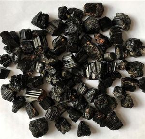 Bütün 100g doğal siyah turmalin kaba mineral kuvars kristal çakıl yuvarlanan taş reiki DeGauss için iyileşme 1333 T27026891