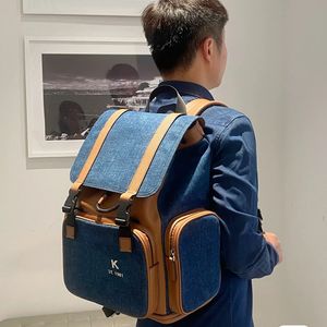 Herren Fashion Rucksack Damen Designer atmungsable Umhängetaschen große Kapazität Casule Canvas Langlebige Schul -Rucksack -Trend glatte Hasp -Satchels