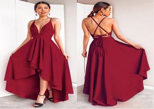 2019 abiti da sera a v sul collo profondo a buon mercato sexy sexy a bassa schiena plus size vestido de festa9363631