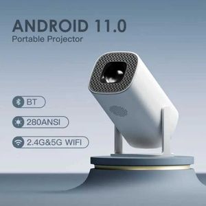 프로젝터 Topson P30 Mini Projector Android 11 지원 4K Wi -Fi6 1080p BT5.0 프로젝터 1280 * 720p Smart Home Cinema 휴대용 미니 프로젝터 J240509