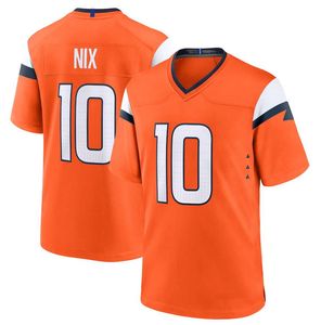 2024 Draft Pick Nr. 12 Fußball 10 Bo Nix Trikot