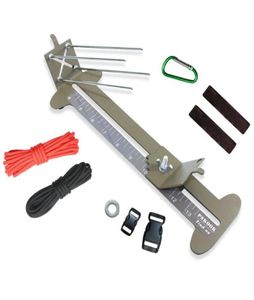 Outdoor -Gadgets Affen Faust Jig und Paracord Armband Maker Tool Kit Verstellbares Metallweber DIY Craft 4quot bis 13Quot7007707