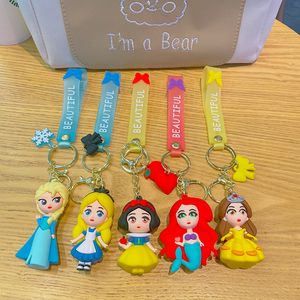 Fashion Cartoon Movie Character Keychain Rubber And Key Ring For Backpack Jewelry Keychain 53032