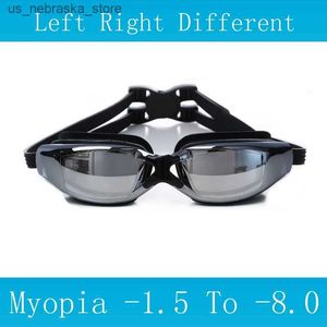 Diving Goggles Myopia prescription correction lenses for swimming goggles pool waterproof adult and child professional optical Q240410