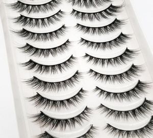 False Eyelashes 5001000 Pairs Full 10 3D Mink Hair Soft Natural Thick Long Eye Lashes Wispy Makeup Beauty Extension Tools9757180