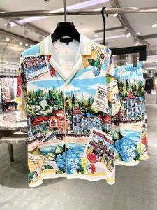 Elish Designer hawaiano maschile da uomo set floreale Alphabet 3D Summer Beach Resort Shirt Shirt Set dimensioni M-XXXL #A12