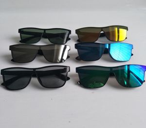 Солнцезащитные очки для бренда для мужчин женщина Классическая рама Sun Glasnes Отражающие покрытие Siamse Lens Eyewear8036480